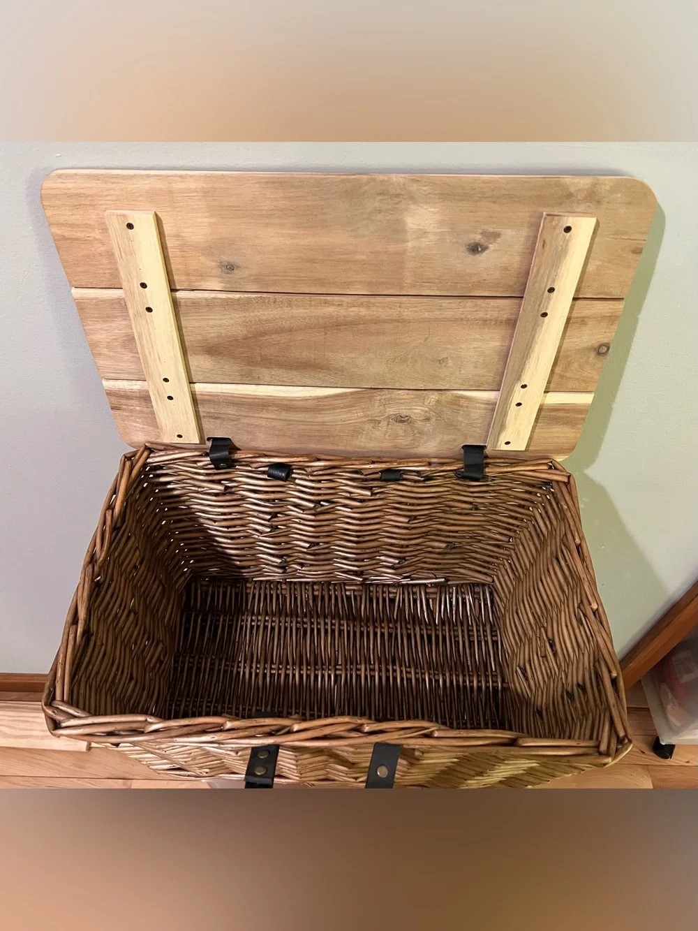 Hearth & Hand Magnolia Picnic Basket